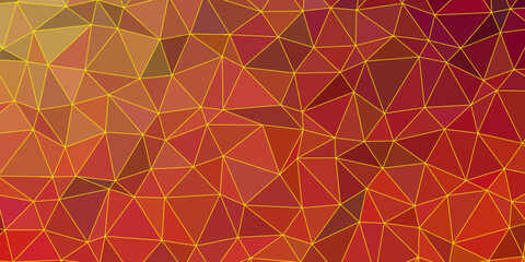 Abstract Low Poly with line.Natural network with triangle shapes Design.Modern triangular technology with pink gradient with Geometric pattern background. Creative modern infographics concept.	
