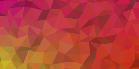 Abstract low Poly with gradient background. Triangle shapes Design used in web site, texture. Technical futuristic template for business design and presentation. Mosaic gradient triangles template.