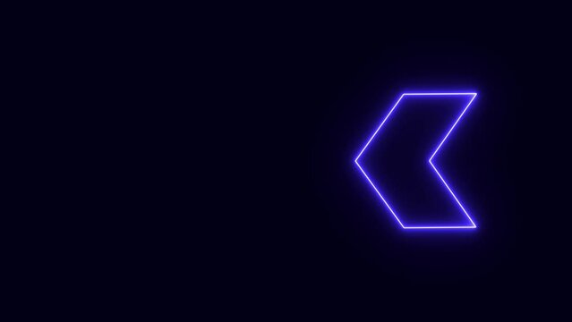 Direction arrow loading bar animation