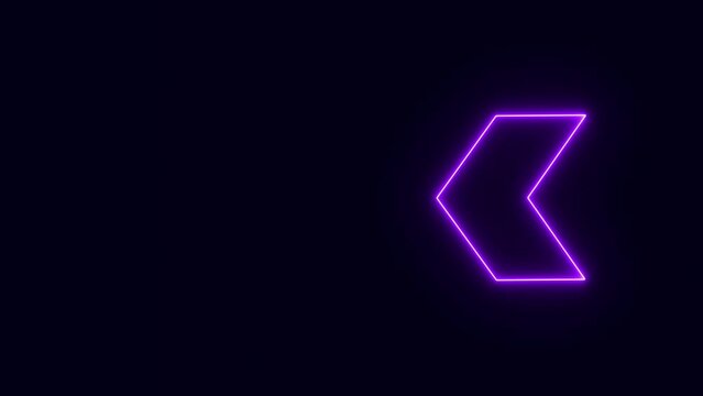 Direction arrow loading bar animation