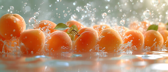 Splash of Freshness: Apricots