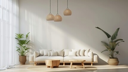 Light Modern Interior With Sofa