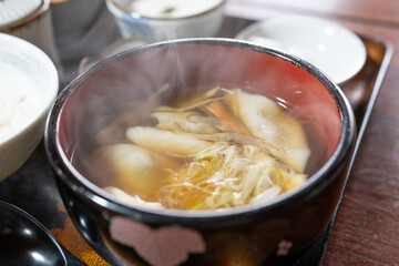 岩手の郷土料理ひっつみ汁