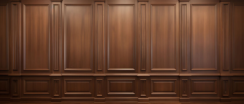 Elegant Wood Panelling on the Wall