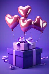 Heart-Shaped Balloon Bouquet