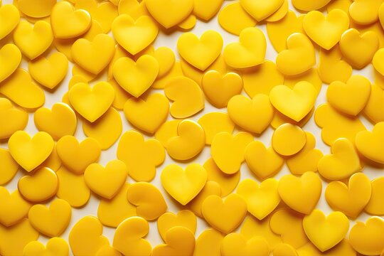 Heartfelt Attraction - A captivating collection of hearts in various colors