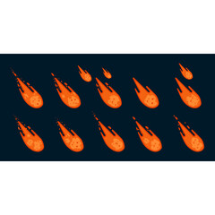 Asteroid Rock Illustration