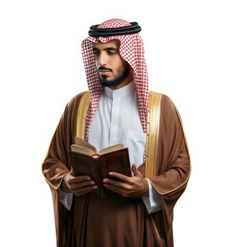 Arab Man Reading Quran