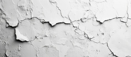 Obraz premium Texture of a concrete wall in white color.