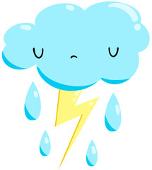 Thunder storm icon