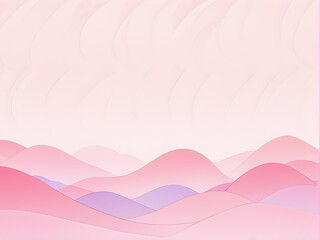 Fototapeta na wymiar abstract-waves-rendered-in-a-pastel-gradation-evoking-the-essence-of-valentines-day-minimalist