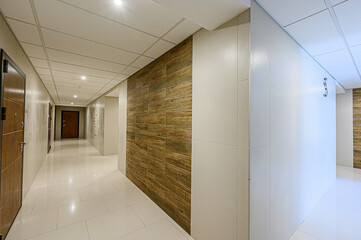 interior public place, house entrance. doors, walls, corridors staircase