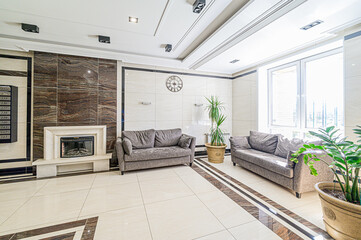 interior public place, house entrance. doors, walls, corridors staircase