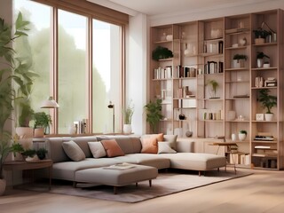 Fototapeta premium modern living room