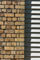 Brick wall at Posnoby Road. Auckland New Zealand.
