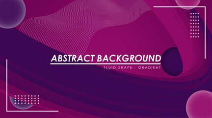 Vector Fluid Abstract Gradient Background