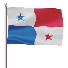 パナマ　国　旗　ポール　アイコン