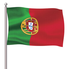 ポルトガル　国　旗　ポール　アイコン