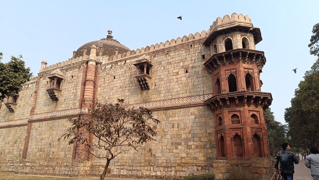 Delhi , India - Purana Quila , A picture of Purana Quila in delhi 29 january 2024