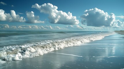 Coastal Reverie: A Serene Seascape