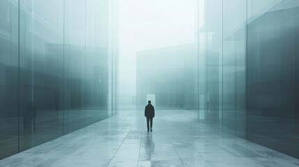 Fototapeta premium Social Media Silence: A Digital Void