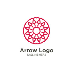 Business arrow logo element design