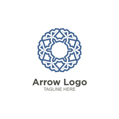 Modern arrow logo vector design