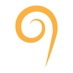 Fototapeta premium Doodle Spiral Element