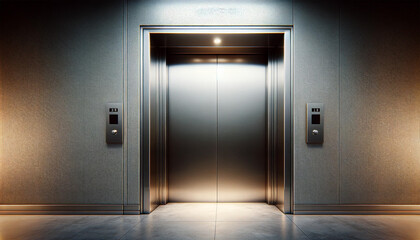 エレベーターの扉 