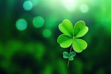 Lucky Shamrock - Irish Symbol of Good Fortune