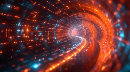 Cybernetic Nexus: connection, wireless, network, futuristic, cyberspace