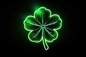 Irish Lucky Symbol - Clover Neon Sign