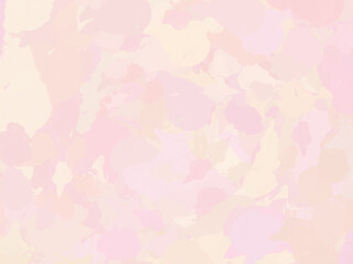 Vintage Floral Pattern with Green and Pink Accents on a Grunge Textured Background