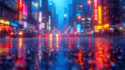 Obraz premium Glistening Urban Nightscape: glitter, bokeh, sparkle, glowing, backgrounds