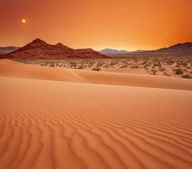 Fototapeta na wymiar Warm gradient of desert colors from sandy beige to burnt orange