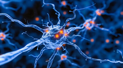 Brain and Neurology Science: Neuron Network and Nerve Cells, Perfect for Medical and Biological Research