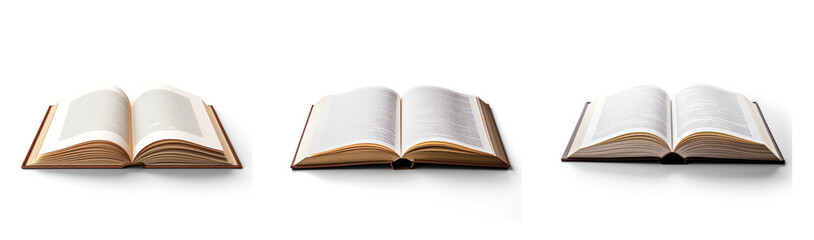 A open book on transparency background PNG
