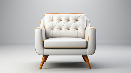 Obraz premium modern chair on white background