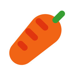 carrot on a white background