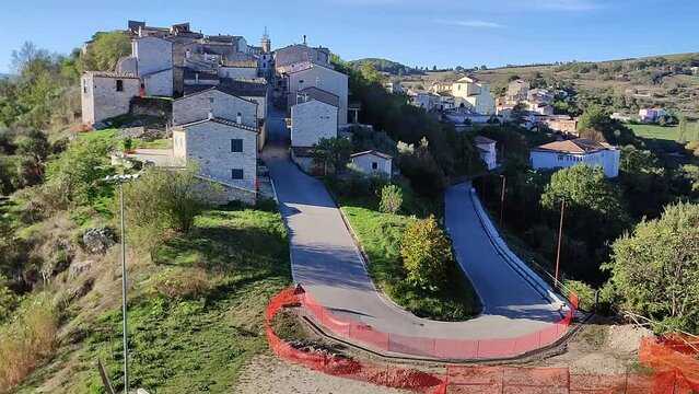 Castropignano - Panoramica dal balcone del Castello D'Evoli