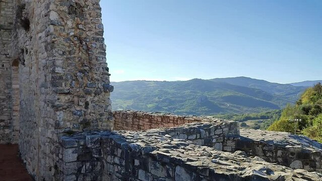 Castropignano - Panoramica dal terrazzo di Castello D'Evoli