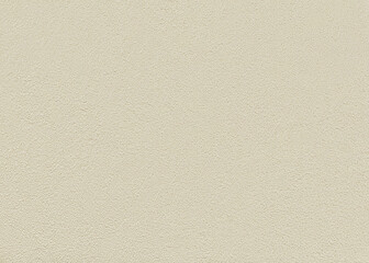 Background of beige paper wallpaper or plastered wall with uniformly chaotic texture.