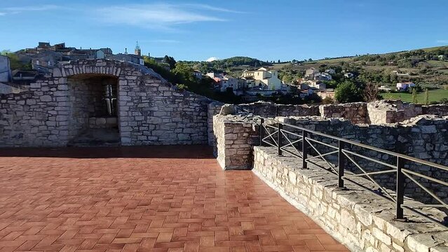 Castropignano - Panoramica dalla terrazza di Castello D'Evoli