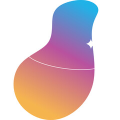 Aesthetic Gradient Abstract Blob