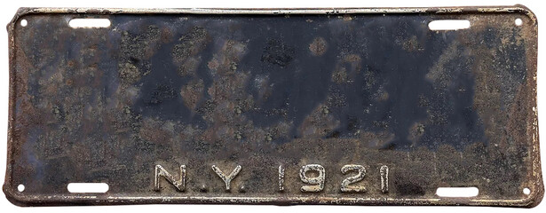 sign old antique vintage texture N.Y. 1921