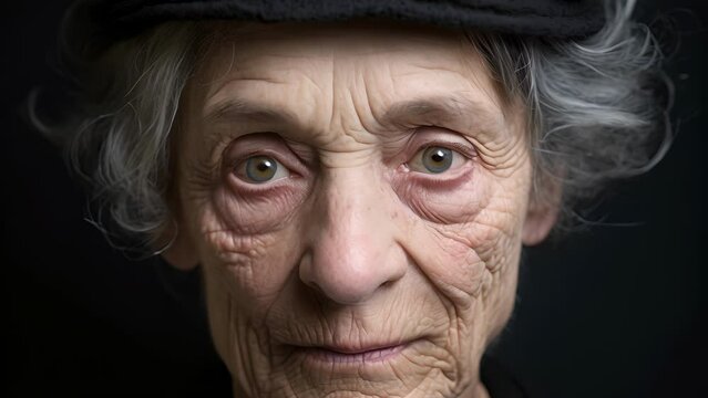 The fifteenth and final portrayal showcases an older, gender nonconforming Jewish individual. Their eyes are filled with wisdom borne of their struggle against intersectional bias related