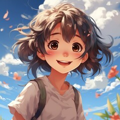 cute anime style character illustration