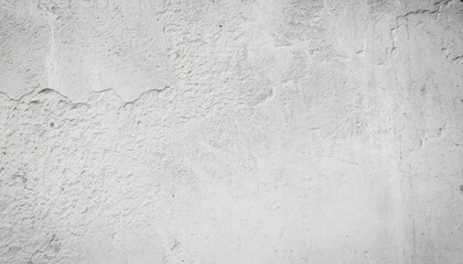 Old White Raw Concrete Wall Texture Background Suitable for Presentation and Web Templates with Space for Text.