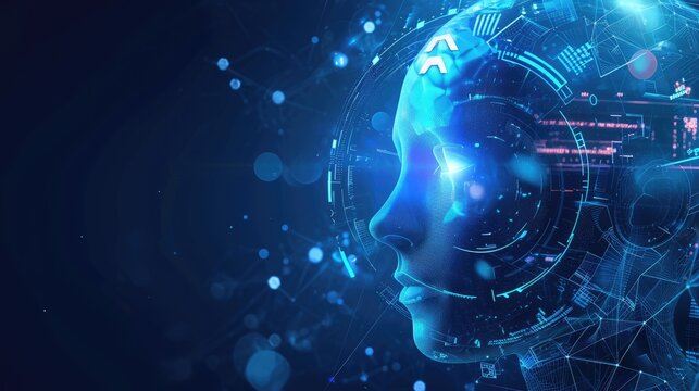 AI's digital realm, a fusion of groundbreaking technology and innovation, Ai Generated