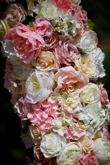 Wedding flowers as decoration